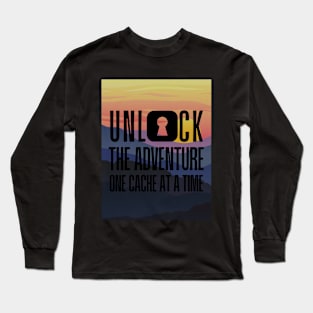 Geocaching - Unlock the Adventure Long Sleeve T-Shirt